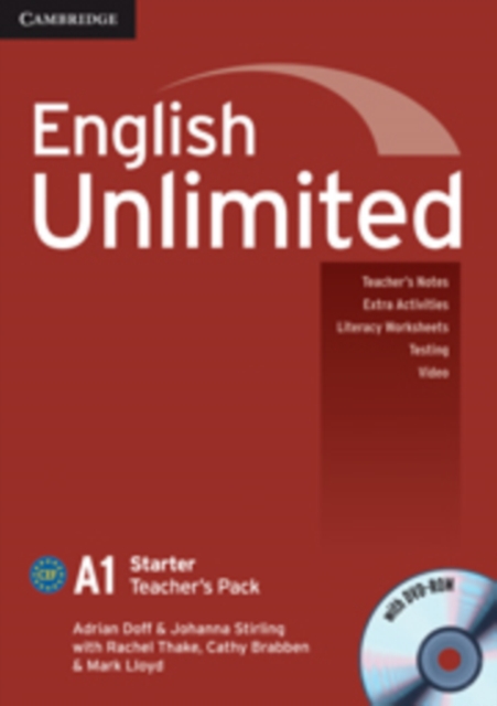 English Unlimited Starter Teacher's Pack (Teacher's Book with DVD-ROM), Mixed media product Book