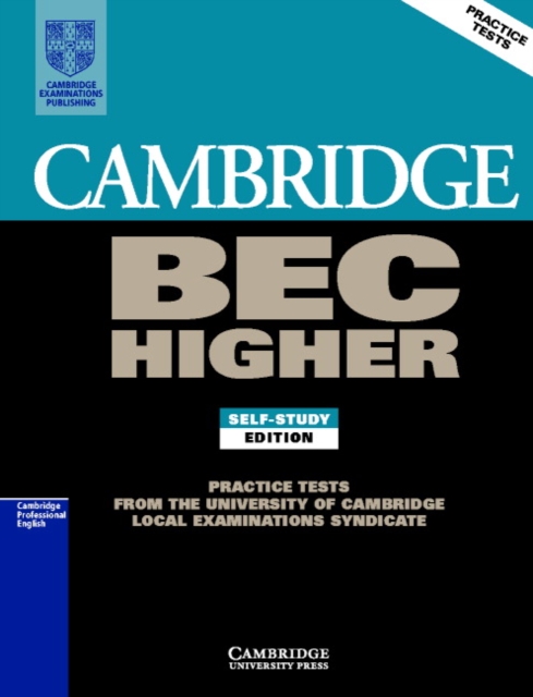 Cambridge BEC Higher 1 : Practice Tests from the University of Cambridge Local Examinations Syndicate, Paperback / softback Book