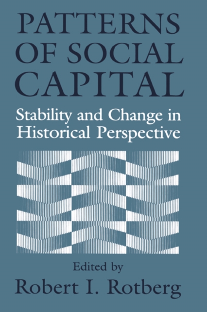 Patterns of Social Capital : Stability and Change in Historical Perspective, Paperback / softback Book