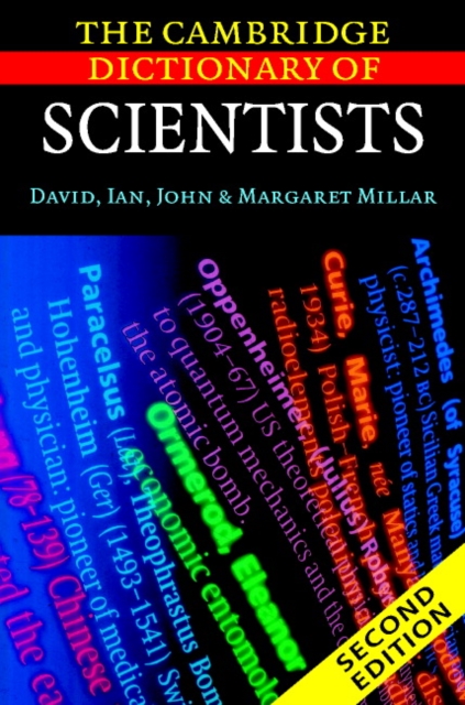 The Cambridge Dictionary of Scientists, Hardback Book