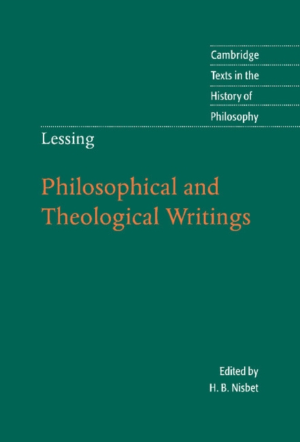 Lessing: Philosophical and Theological Writings, Hardback Book