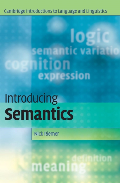 Introducing Semantics, Hardback Book