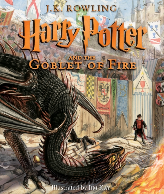 Harry Potter and the Goblet of Fire: The Illustrated Edition (Harry Potter, Book 4), Hardback Book