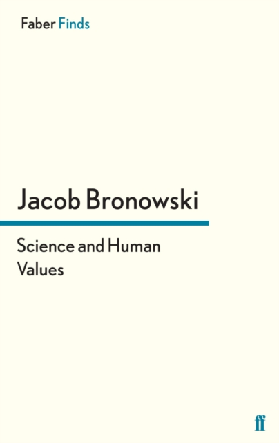 Science and Human Values, EPUB eBook