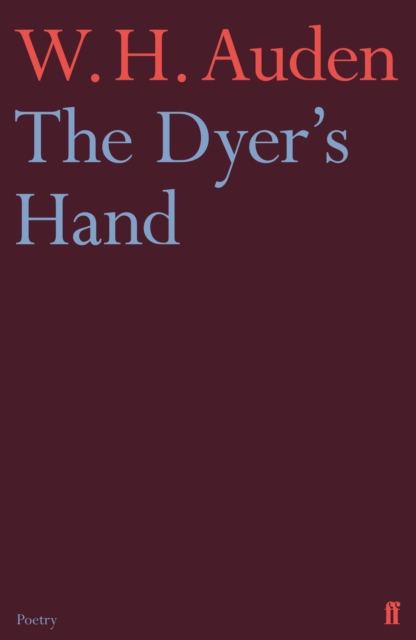 The Dyer's Hand, Paperback / softback Book