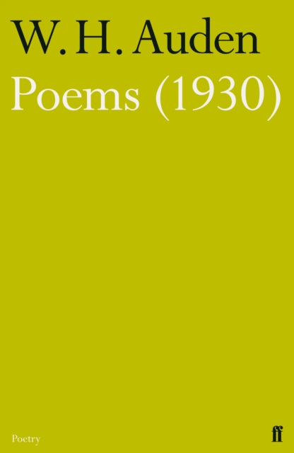 Poems (1930), Paperback / softback Book