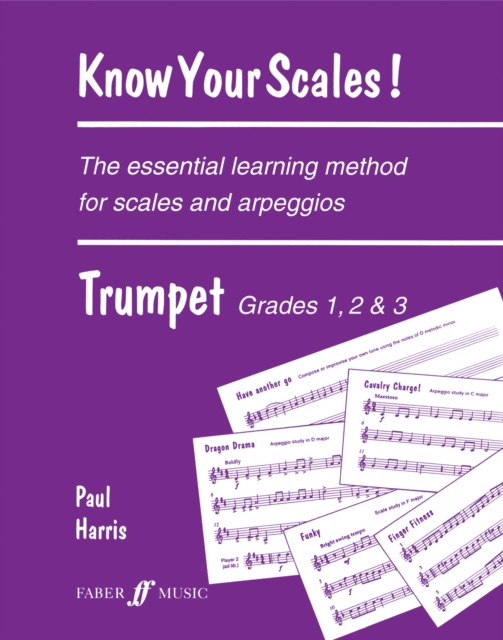 Know Your Scales Trumpet Grades 1 to 3, Sheet music Book