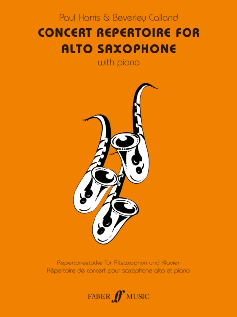 Concert Repertoire For Alto Saxophone, Paperback / softback Book