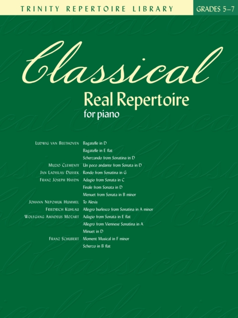 Classical Real Repertoire, Sheet music Book