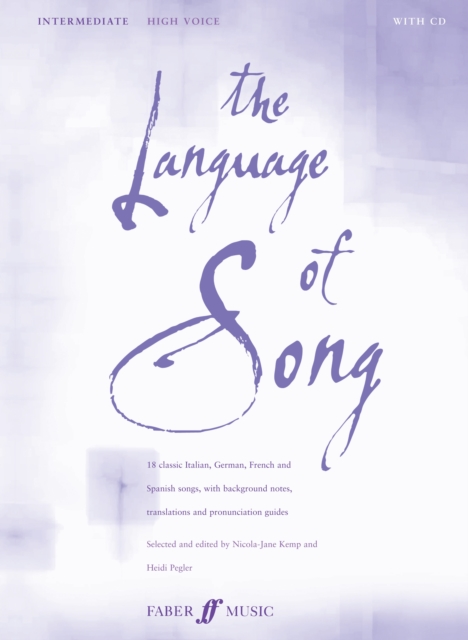 The Language Of Song: Intermediate (High Voice), Paperback / softback Book