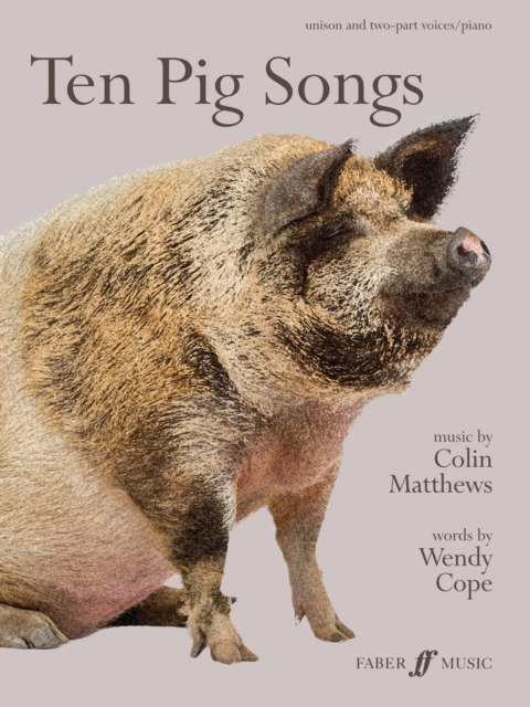 Ten Pig Songs, Sheet music Book