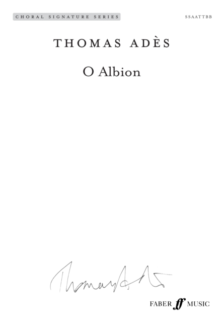 O Albion, Sheet music Book