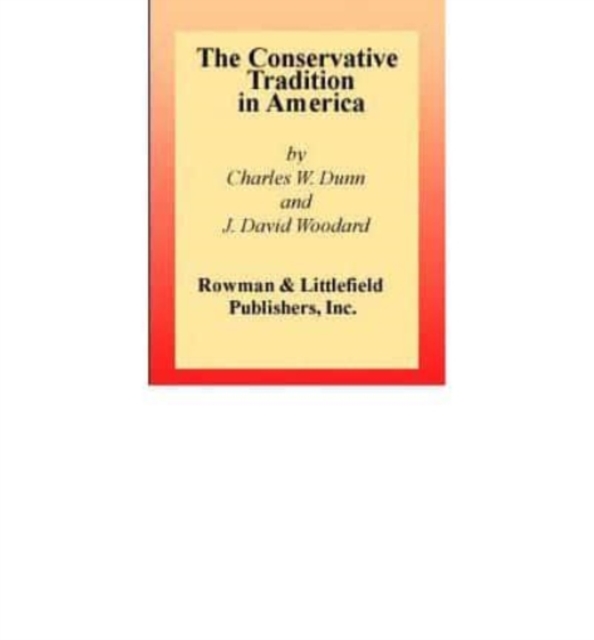 The Conservative Tradition in America, Book Book