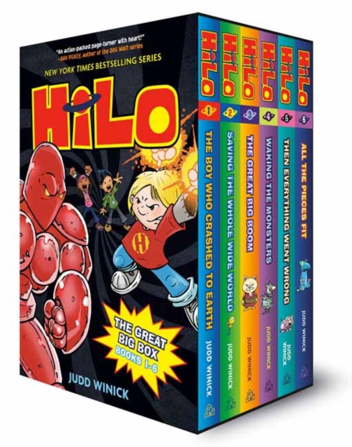 Hilo: The Great Big Box : Books 1-6, Hardback Book