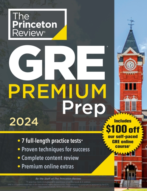 Princeton Review GRE Premium Prep, 2024, EPUB eBook