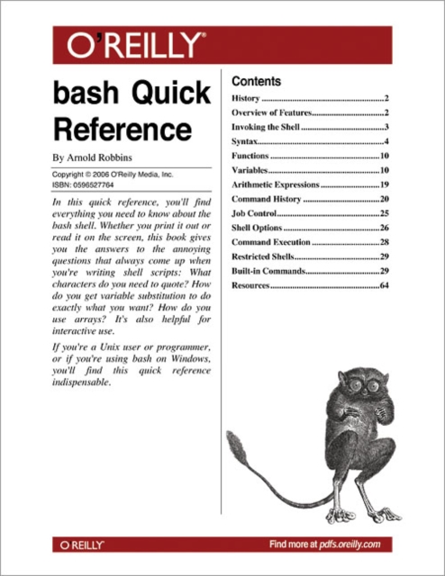 bash Quick Reference, PDF eBook