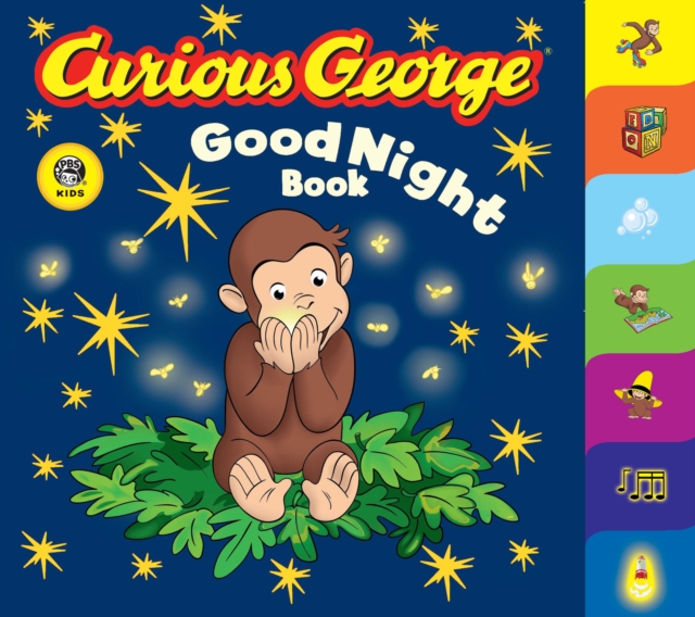 Curious George Good Night Book Tabbed Board Book, Board book Book