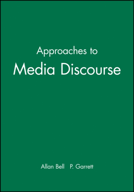 Approaches to Media Discourse, Paperback / softback Book