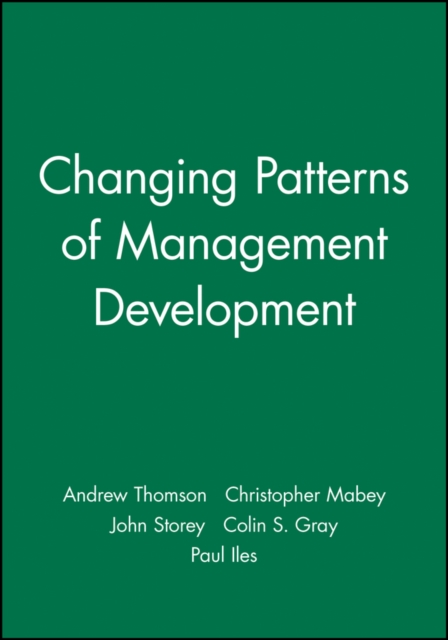 Changing Patterns of Management Development, Hardback Book