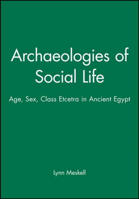 Archaeologies of Social Life : Age, Sex, Class Etcetra in Ancient Egypt, Hardback Book
