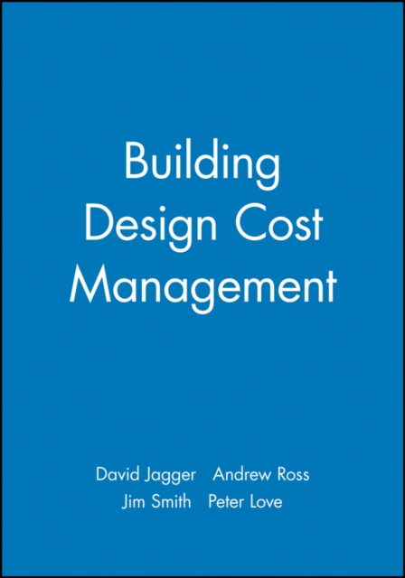 Building Design Cost Management, Paperback / softback Book