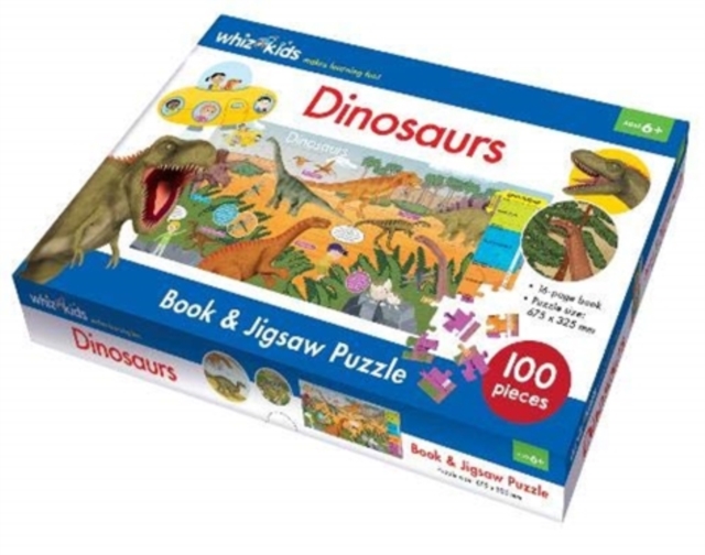 Dinosaurs Book and Jigsaw Puzzle, Paperback / softback Book