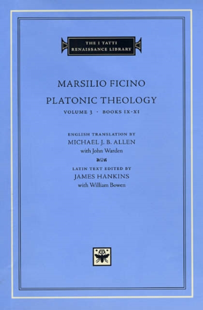 Platonic Theology : Volume 3, Hardback Book