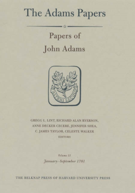 Papers of John Adams : Volume 11, Hardback Book