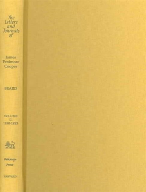 Letters and Journals of James Fenimore Cooper : Volume 2, Hardback Book
