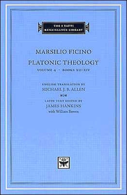 Platonic Theology : Volume 4, Hardback Book