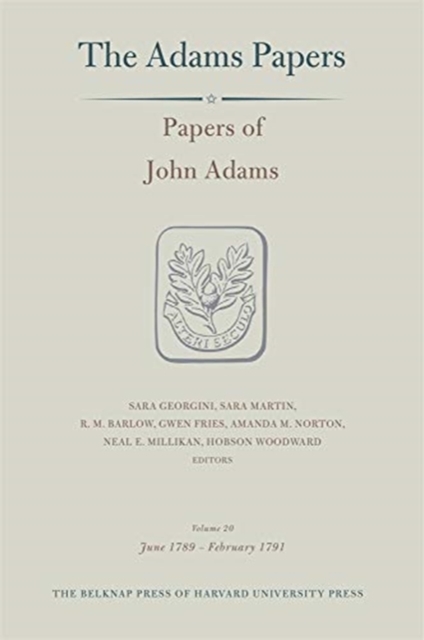 Papers of John Adams : Volume 20, Hardback Book