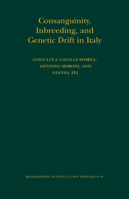 Consanguinity, Inbreeding, and Genetic Drift in Italy (MPB-39), Paperback / softback Book