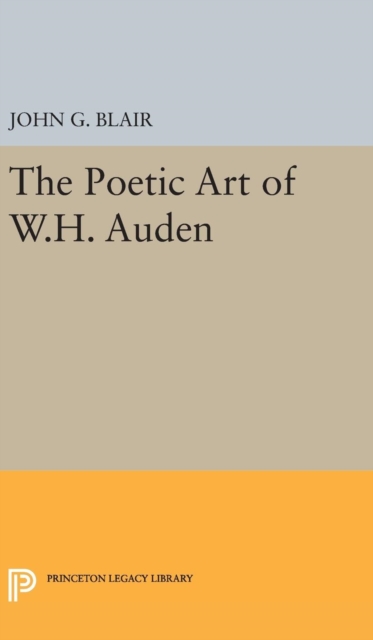 Poetic Art of W.H. Auden, Hardback Book