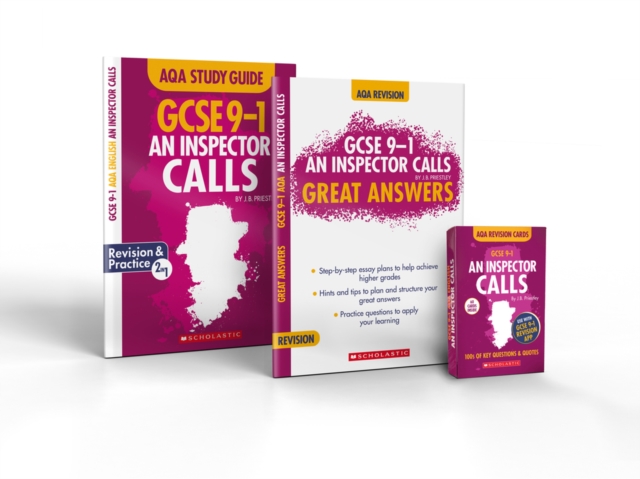 GCSE An Inspector Calls Ultimate Revision Bundle, Multiple-component retail product, part(s) enclose Book