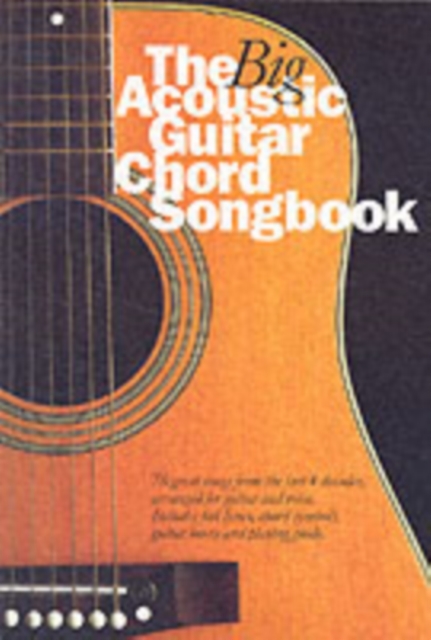 The Big Acoustic Guitar Chord Songbook, Book Book