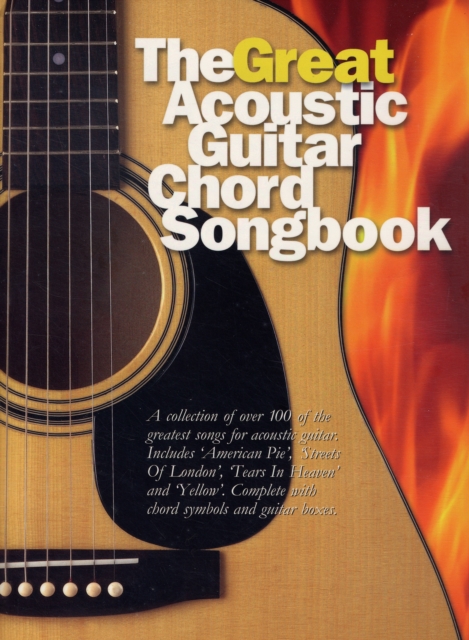 The Great Acoustic Guitar Chord Songbook, Book Book