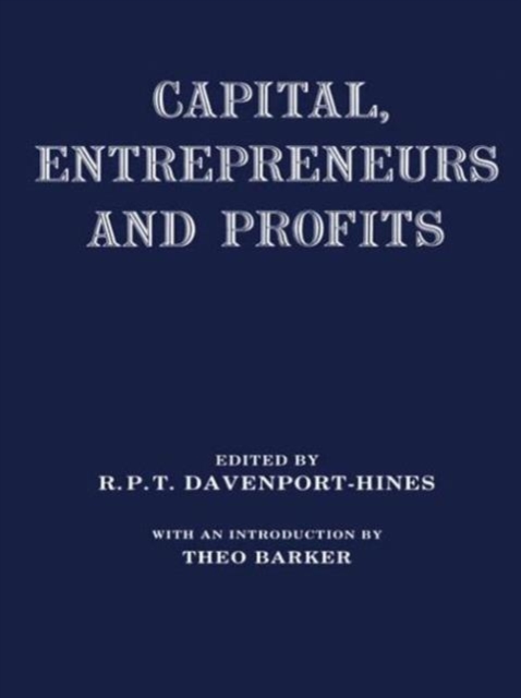 Capital, Entrepreneurs and Profits, Hardback Book