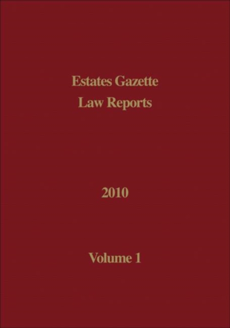 EGLR 2010 Volume 1, Hardback Book