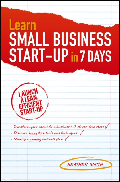 Learn Small Business Startup in 7 Days, PDF eBook