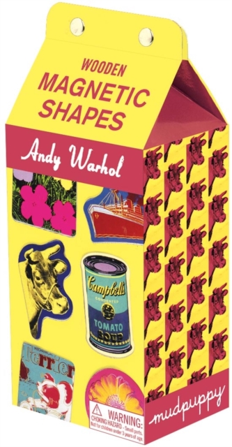 Andy Warhol Wooden Magnetic Shapes, Kit Book
