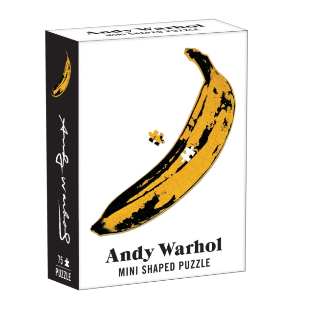 Andy Warhol Mini Shaped Puzzle Banana, Jigsaw Book