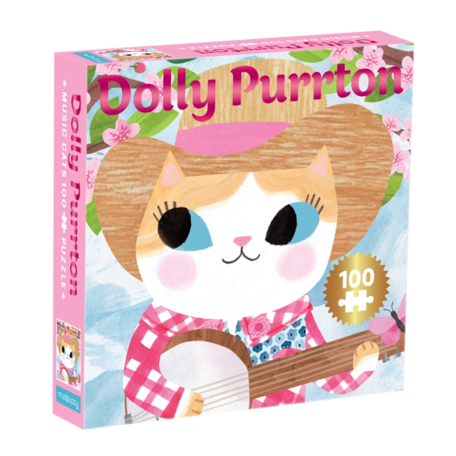 Dolly Purrton Music Cats 100 Piece Puzzle, Jigsaw Book