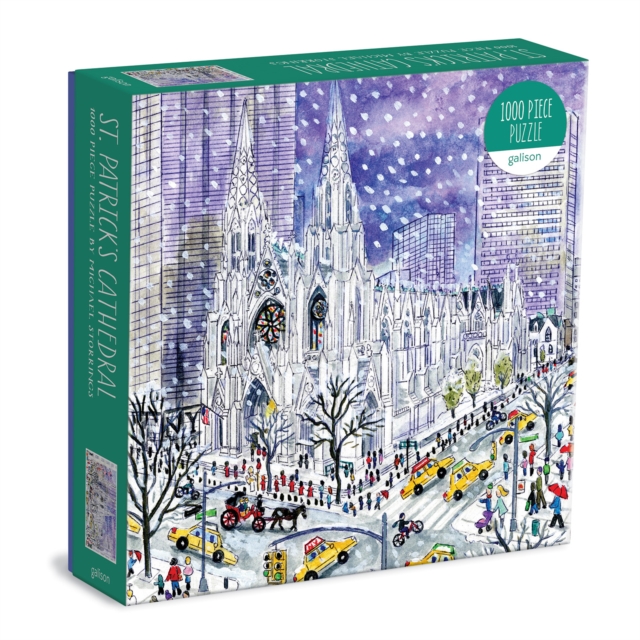 Michael Storrings St. Patricks Cathedral 1000 Piece Puzzle, Jigsaw Book