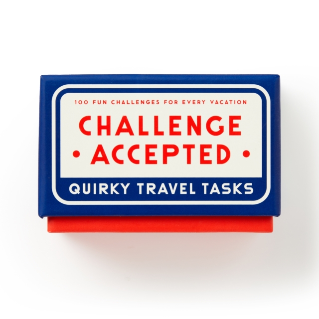 Challenge Accepted Travel Tasks Card Deck, Cards Book