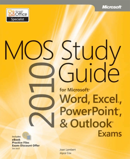 MOS 2010 Study Guide for Microsoft Word, Excel, PowerPoint, and Outlook Exams, EPUB eBook