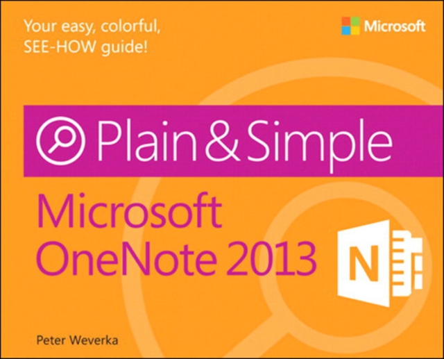 Microsoft OneNote 2013 Plain & Simple, PDF eBook