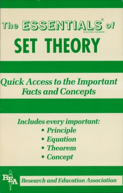 Set Theory Essentials, EPUB eBook