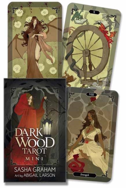 Dark Wood Tarot Mini Deck, Cards Book