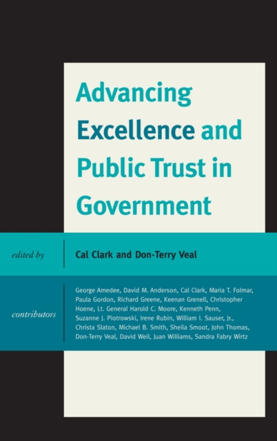Advancing Excellence and Public Trust in Government, EPUB eBook