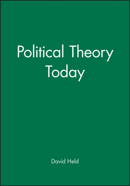 Political Theory Today, Paperback / softback Book